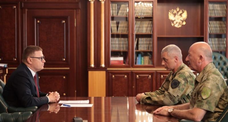 Командующий Уральским округом встретился с губернатором Челябинской области