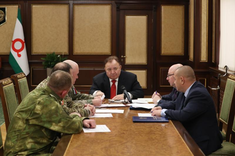 Командующий Северо-Кавказским округом Росгвардии встретился с Главой Ингушетии