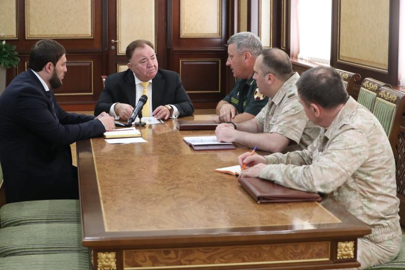 Первый заместитель командующего Северо-Кавказским округом Росгвардии встретился с Главой Ингушетии